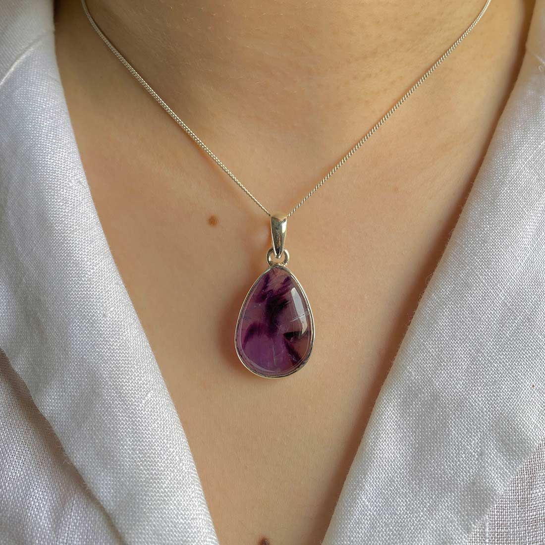 Star Amethyst Pendant-(STA-P-3.)
